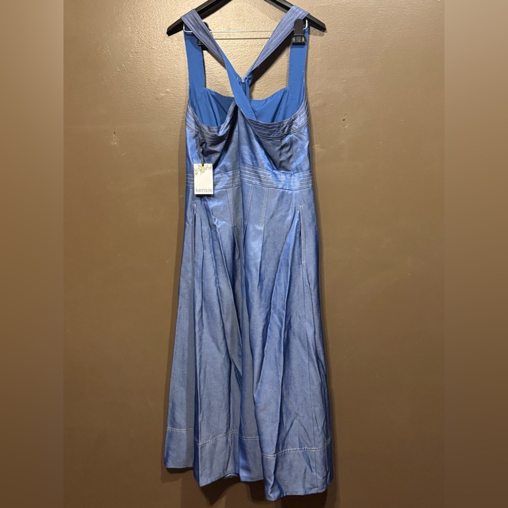 Kenzie Blue Sleeveless Dress - Picture 2 of 4